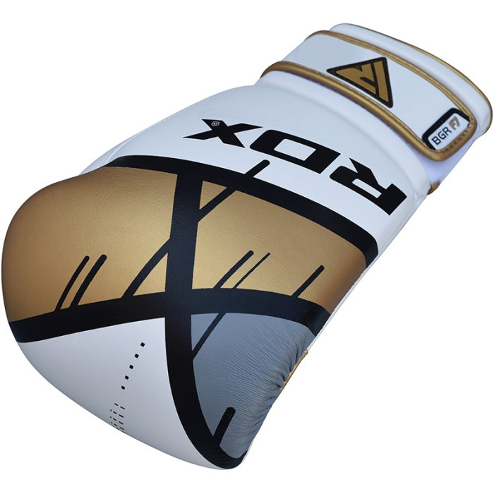 Боксерські рукавички RDX Rex Leather Gold 10 ун.