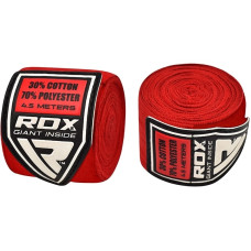 Бинти боксерські RDX Fibra Red 4.5m