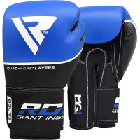 Боксерські рукавички RDX Quad Kore Blue 10 ун.