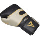 Боксерські рукавички RDX Leather Black White 16 ун.