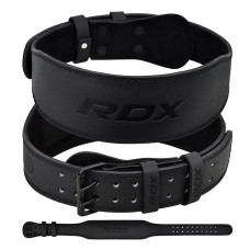 Пояс для важкої атлетики RDX Leather Full Black S