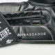 Боксерські рукавички Leone Ambassador Black 10 ун.